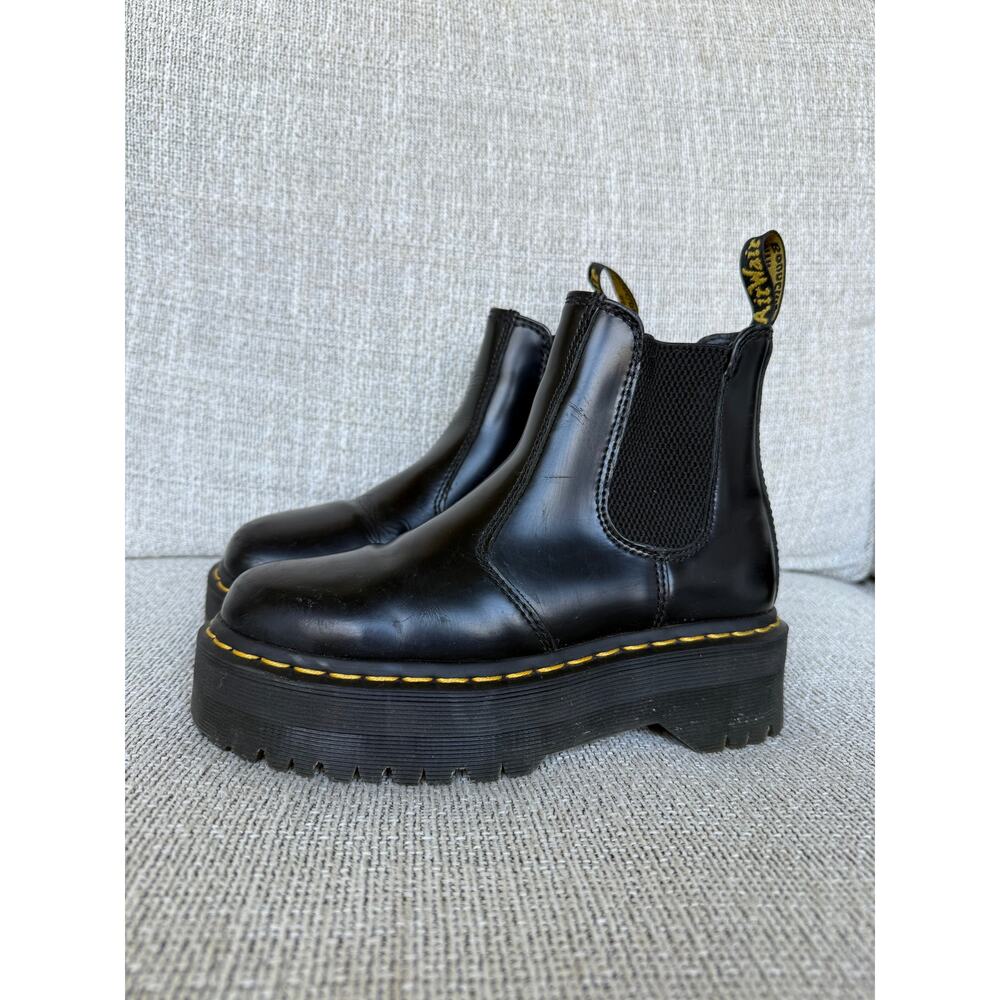 Doc Marten Chelsea Quad Platform Boots